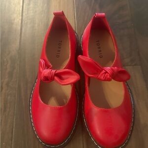 torrid Red Platform Mary Jane Bow Shoes